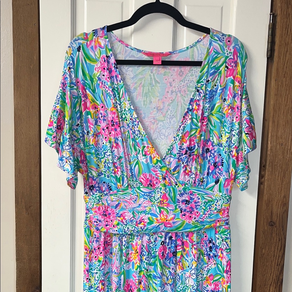 Lilly Pulitzer Multicolor Floral Dress - Picture 5 of 7